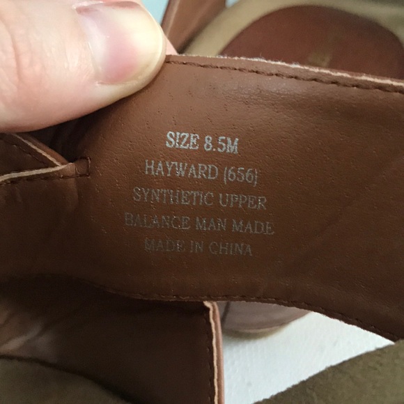 Ruff Hewn brown cork wedge sandal, size 8.5 - Picture 2 of 11